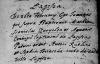 metryka urodzenia Mateusz Zarychta s. Stanisława i Agnieszki 26.02.1750